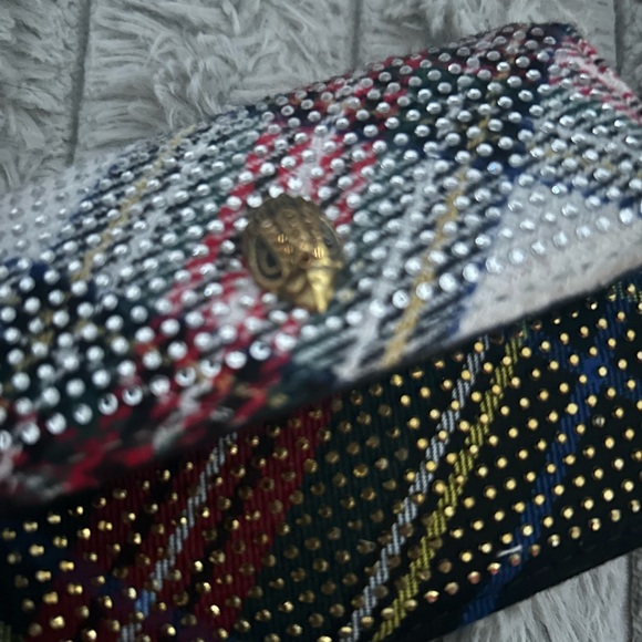 Kurt Geiger London Studded Mini Multicolor Chain Crossbody Bag - Picture 2 of 6